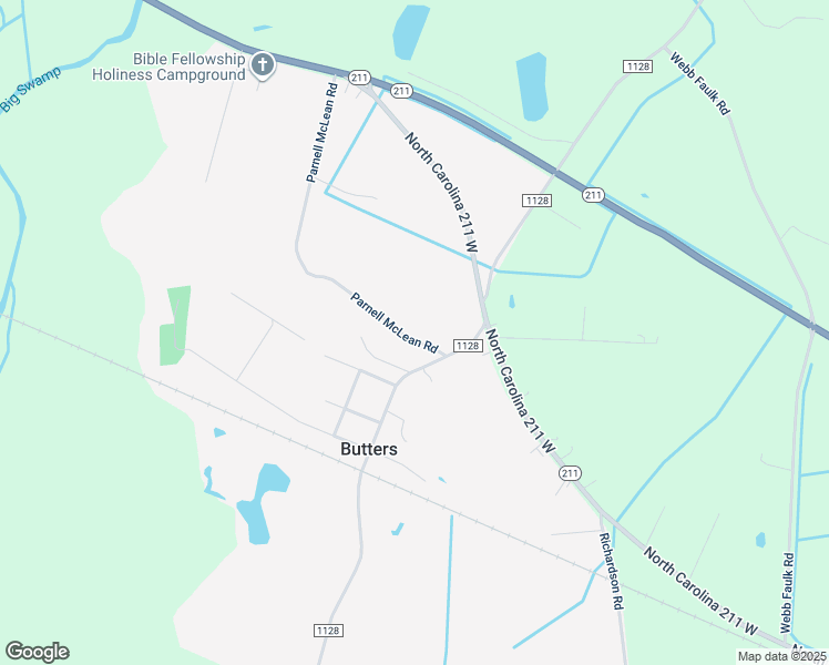 map of restaurants, bars, coffee shops, grocery stores, and more near 709 Parnell McLean Drive in Bladenboro