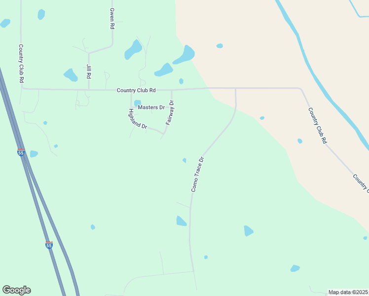 map of restaurants, bars, coffee shops, grocery stores, and more near 116 Como Trace Drive in Senatobia