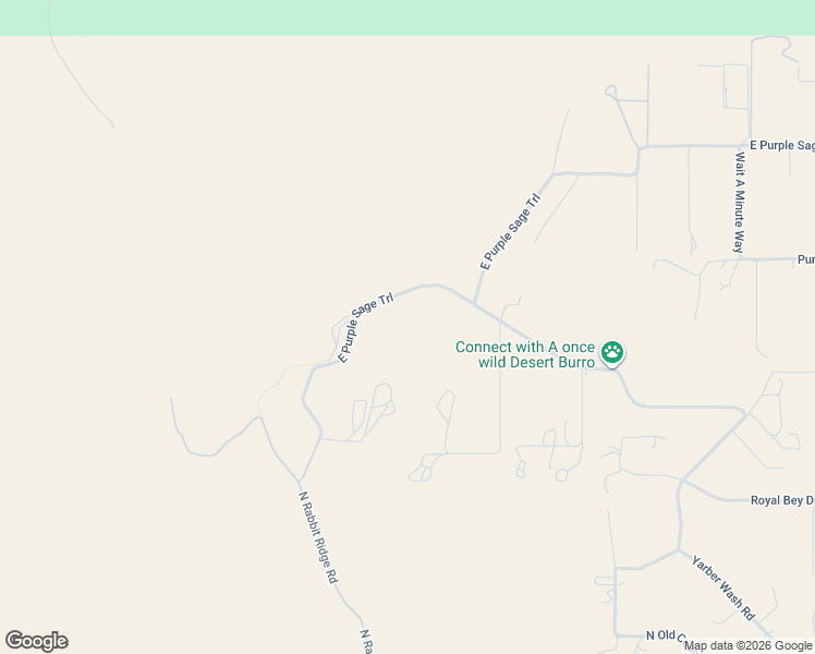 map of restaurants, bars, coffee shops, grocery stores, and more near 1375 North Rabbit Ridge Road in Yavapai County