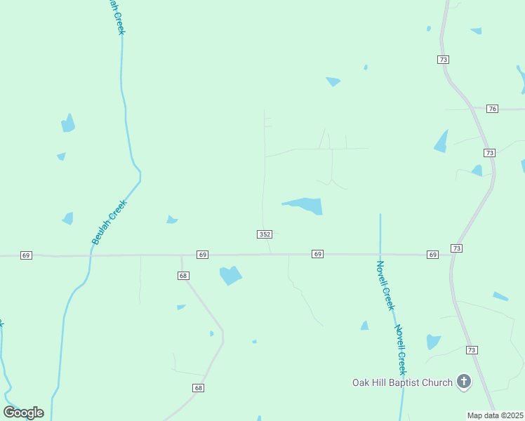 map of restaurants, bars, coffee shops, grocery stores, and more near County Road 352 in Myrtle