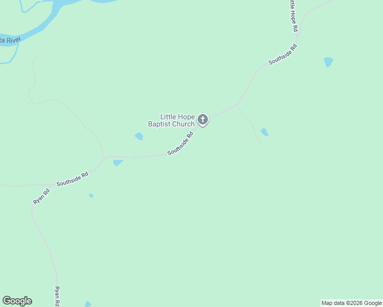 map of restaurants, bars, coffee shops, grocery stores, and more near 3053 Southside Road in Oden