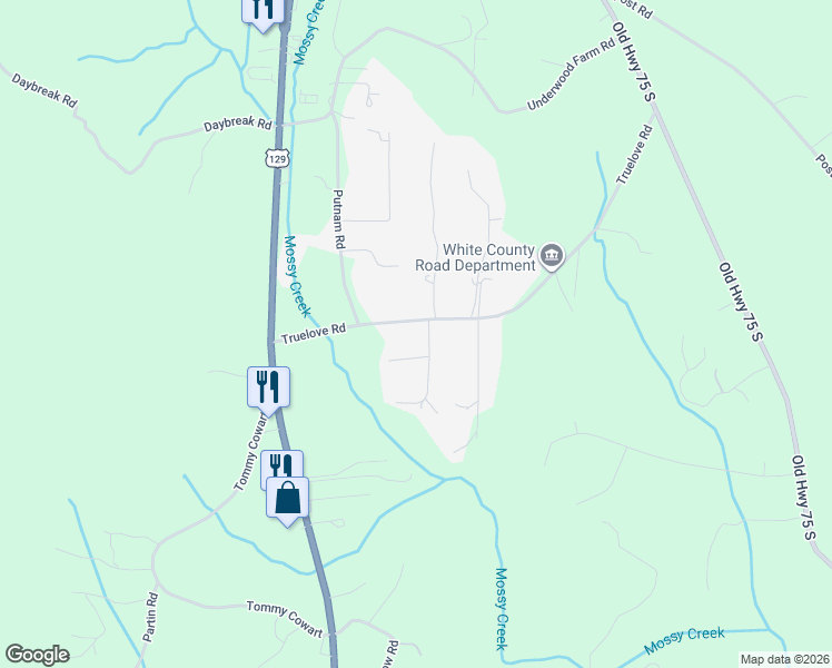 map of restaurants, bars, coffee shops, grocery stores, and more near 308 Truelove Road in Cleveland