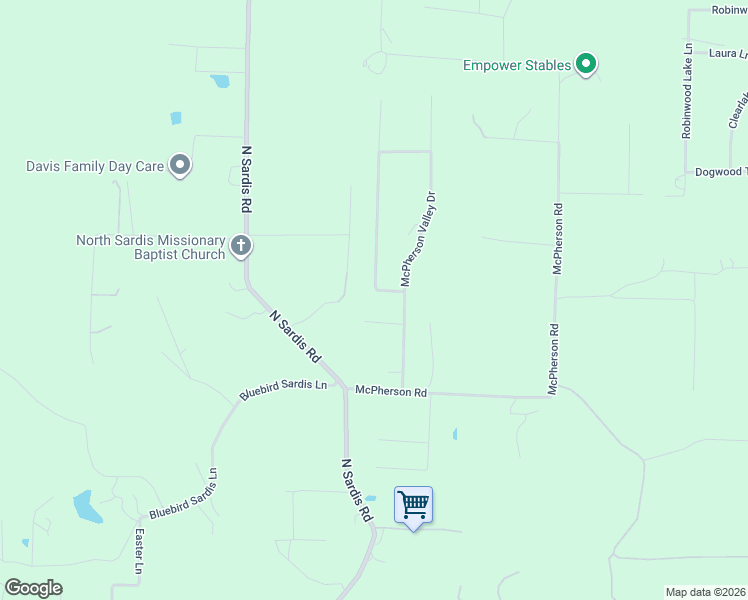 map of restaurants, bars, coffee shops, grocery stores, and more near 3019 McPherson Ridge Drive in Saline County