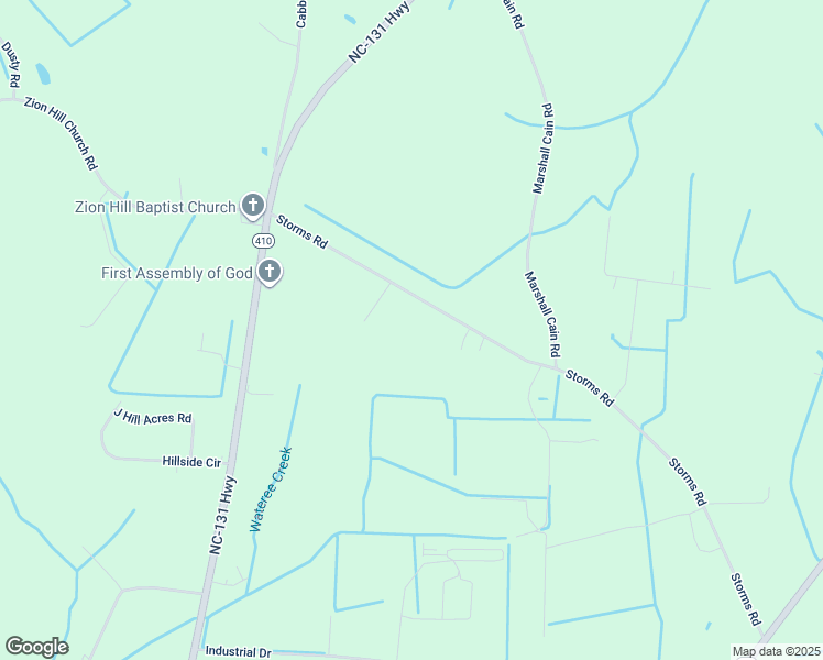 map of restaurants, bars, coffee shops, grocery stores, and more near 1099 Storms Road in Bladenboro