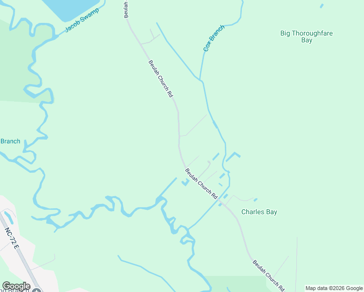 map of restaurants, bars, coffee shops, grocery stores, and more near 2063 Beulah Church Road in Lumberton