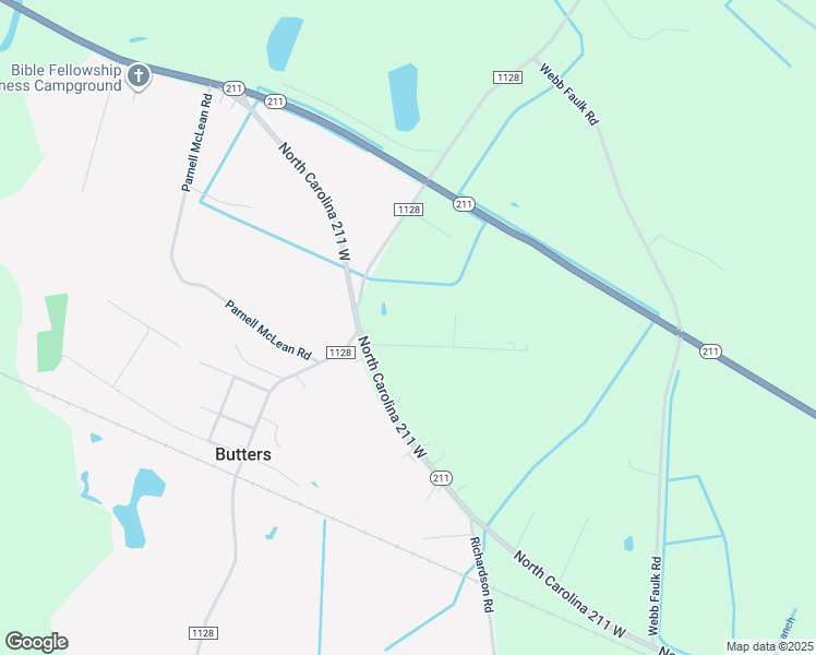 map of restaurants, bars, coffee shops, grocery stores, and more near 12210 North Carolina 211 West in Bladenboro