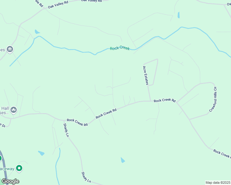 map of restaurants, bars, coffee shops, grocery stores, and more near 134 Edwards Drive in Toccoa