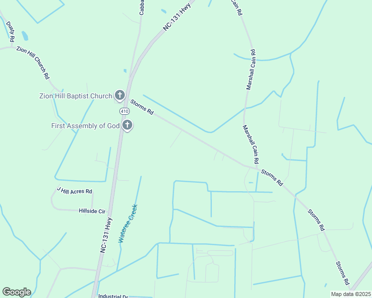 map of restaurants, bars, coffee shops, grocery stores, and more near 1113 Storms Road in Bladenboro