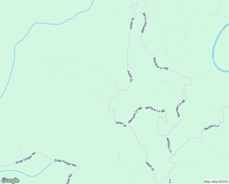 map of restaurants, bars, coffee shops, grocery stores, and more near 124 Adair Drive in Ranger