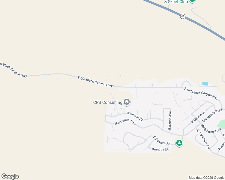 map of restaurants, bars, coffee shops, grocery stores, and more near 10059 East Old Black Canyon Highway in Prescott Valley