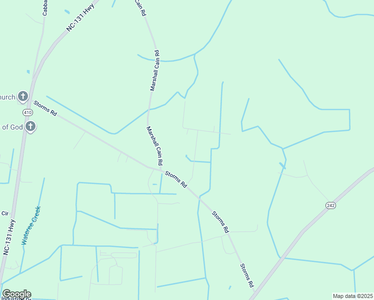 map of restaurants, bars, coffee shops, grocery stores, and more near 219 Gaston Drive in Bladenboro