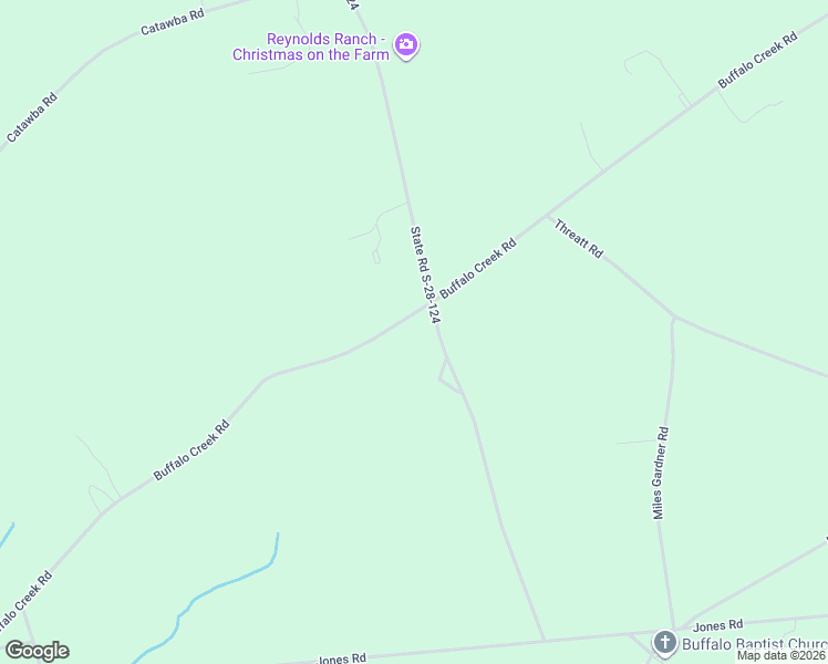 map of restaurants, bars, coffee shops, grocery stores, and more near 1039 Buffalo Creek Road in Kershaw