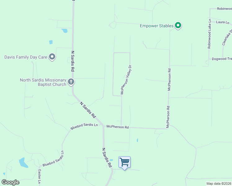 map of restaurants, bars, coffee shops, grocery stores, and more near 3019 McPherson Ridge Drive in Saline County