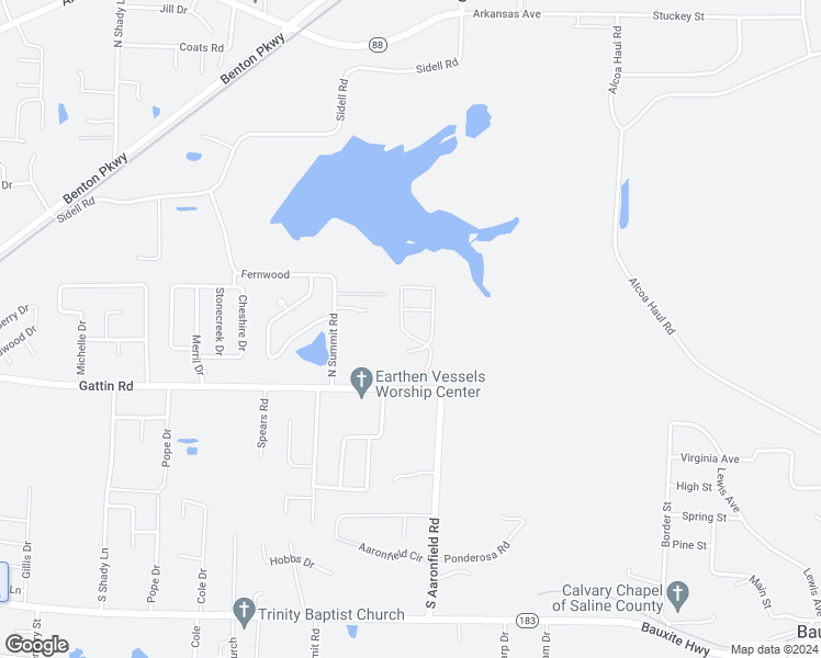 map of restaurants, bars, coffee shops, grocery stores, and more near 324 Autumn Drive in Benton