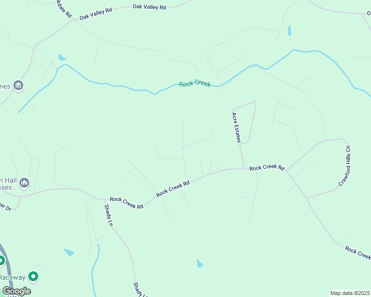 map of restaurants, bars, coffee shops, grocery stores, and more near 134 Edwards Drive in Toccoa