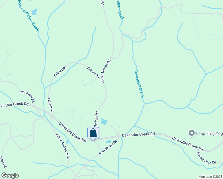 map of restaurants, bars, coffee shops, grocery stores, and more near 420 Porter Springs Road in Dahlonega