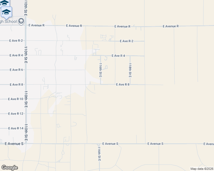 map of restaurants, bars, coffee shops, grocery stores, and more near 37562 115th Street East in Littlerock
