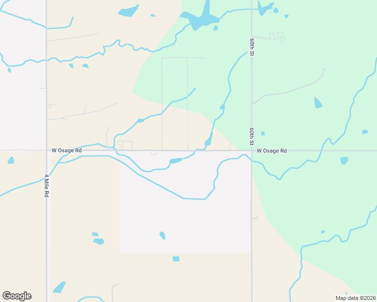 map of restaurants, bars, coffee shops, grocery stores, and more near 7029 West Osage Road in Empire City