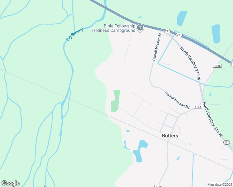 map of restaurants, bars, coffee shops, grocery stores, and more near 600 Butters Cemetery Road in Butters