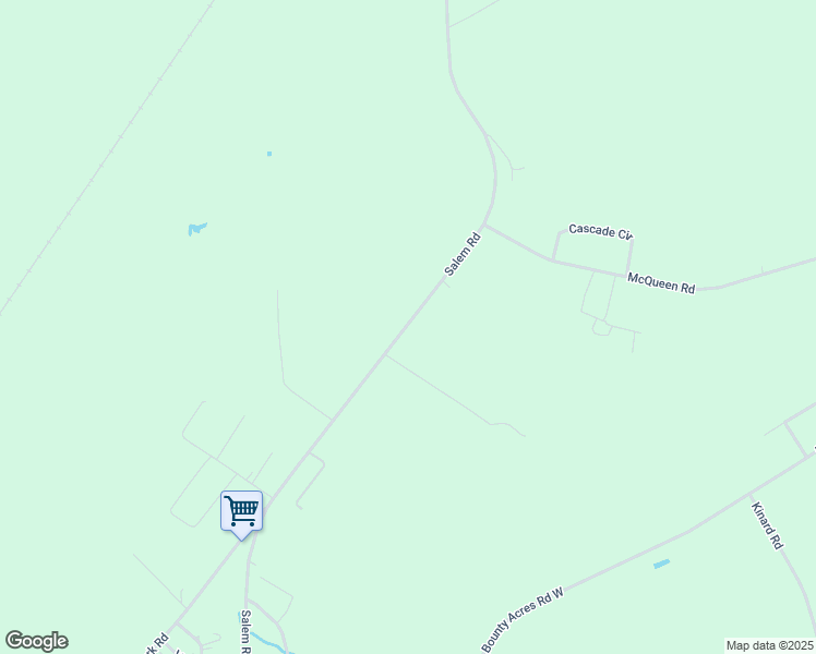 map of restaurants, bars, coffee shops, grocery stores, and more near 1272 Salem Road in Bennettsville