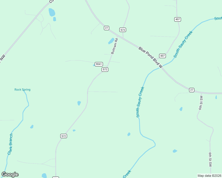 map of restaurants, bars, coffee shops, grocery stores, and more near 2506 County Road 572 in Rainsville