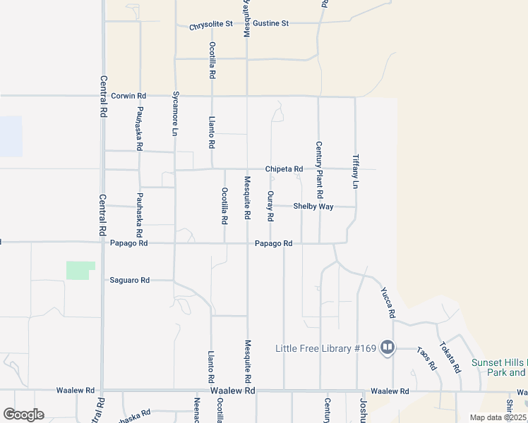 map of restaurants, bars, coffee shops, grocery stores, and more near 16986 Ouray Road in Apple Valley