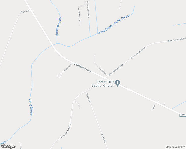 map of restaurants, bars, coffee shops, grocery stores, and more near 2987 Penderlea Highway in Burgaw