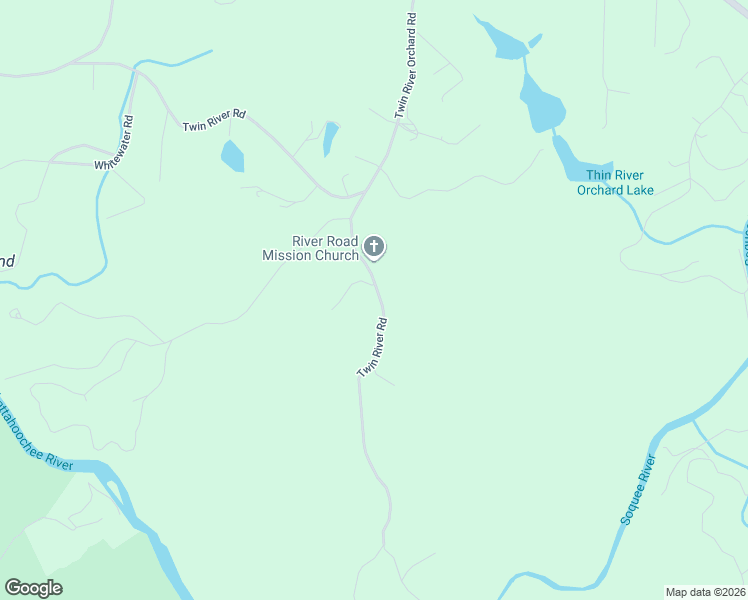 map of restaurants, bars, coffee shops, grocery stores, and more near 1179 Twin River Orchard Road in Demorest