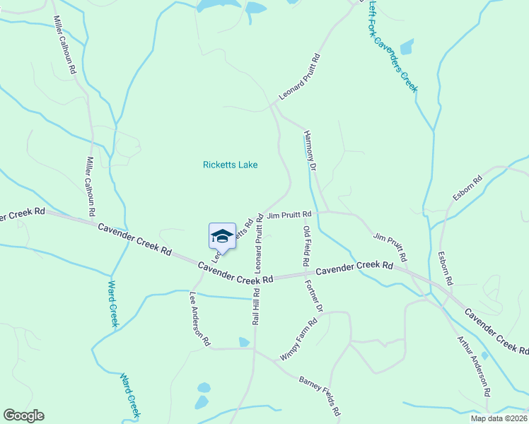 map of restaurants, bars, coffee shops, grocery stores, and more near 370 Leonard Pruitt Rd in Dahlonega
