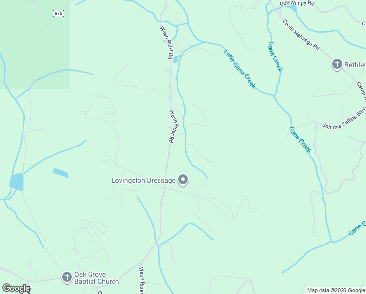 map of restaurants, bars, coffee shops, grocery stores, and more near 946 Wash Rider Road in Dahlonega