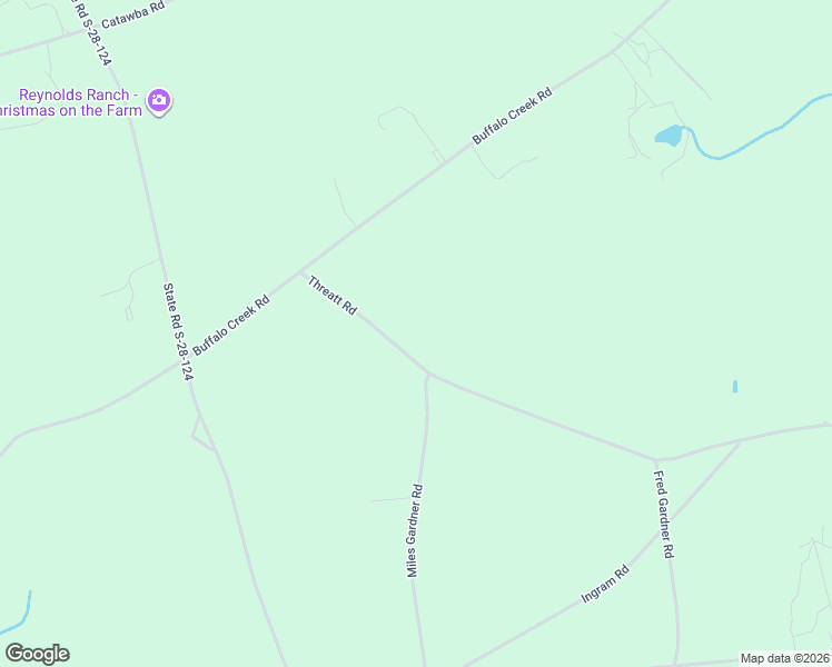 map of restaurants, bars, coffee shops, grocery stores, and more near 1024 Threatt Road in Kershaw