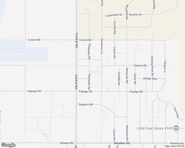 map of restaurants, bars, coffee shops, grocery stores, and more near 17358 Sycamore Lane in Apple Valley