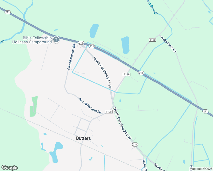 map of restaurants, bars, coffee shops, grocery stores, and more near 12391 North Carolina 211 West in Bladenboro