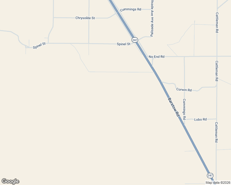 map of restaurants, bars, coffee shops, grocery stores, and more near 31880 Bumpkin Road in Lucerne Valley