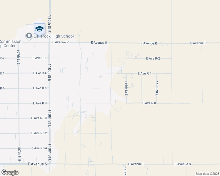 map of restaurants, bars, coffee shops, grocery stores, and more near 14200 East Avenue R 6 in Littlerock