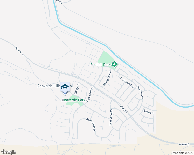 map of restaurants, bars, coffee shops, grocery stores, and more near 37712 Tamarind Court in Palmdale