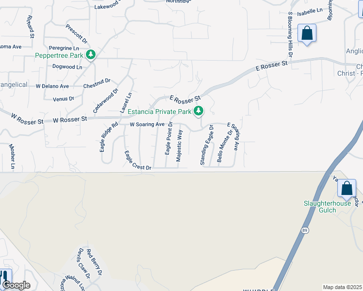 map of restaurants, bars, coffee shops, grocery stores, and more near 1549 Majestic Way in Prescott