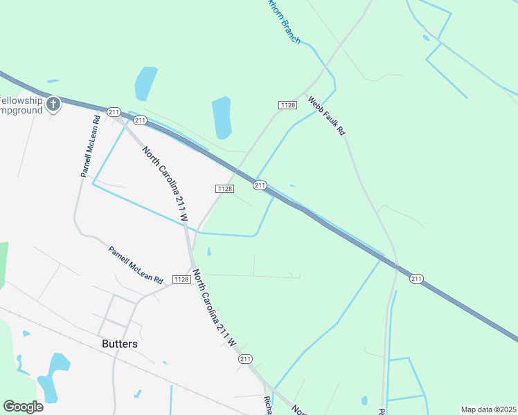 map of restaurants, bars, coffee shops, grocery stores, and more near 1261 Berry Lewis Road in Bladenboro