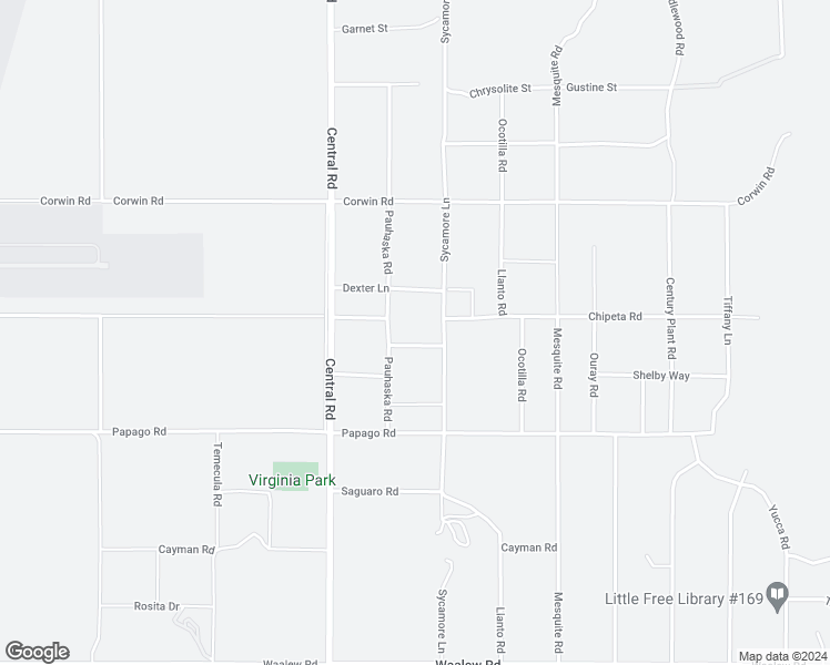 map of restaurants, bars, coffee shops, grocery stores, and more near 26650 Chipeta Road in Apple Valley