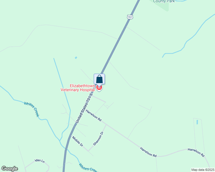 map of restaurants, bars, coffee shops, grocery stores, and more near 4527 U.S. 701 Highway in Clarkton