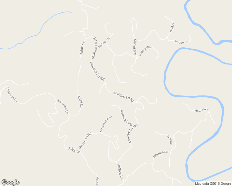 map of restaurants, bars, coffee shops, grocery stores, and more near 449 Marque Lane Northeast in Ranger