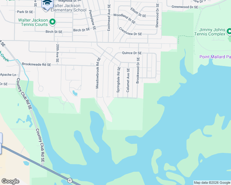 map of restaurants, bars, coffee shops, grocery stores, and more near 2328 Quince Drive Southeast in Decatur