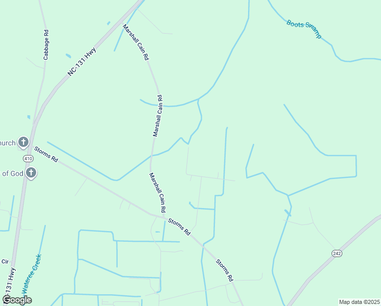 map of restaurants, bars, coffee shops, grocery stores, and more near Massey Drive in Bladen County