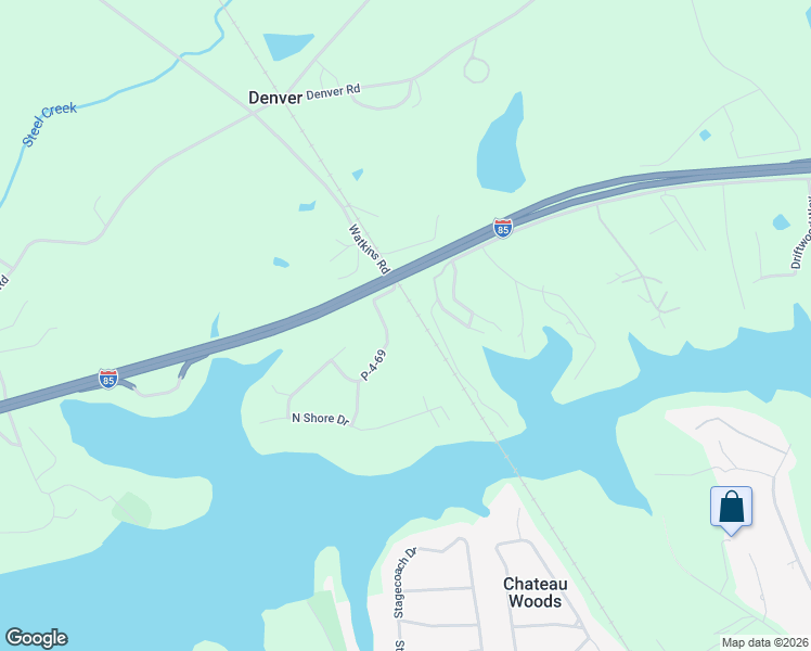 map of restaurants, bars, coffee shops, grocery stores, and more near 2411 Watkins Road Exd in Anderson