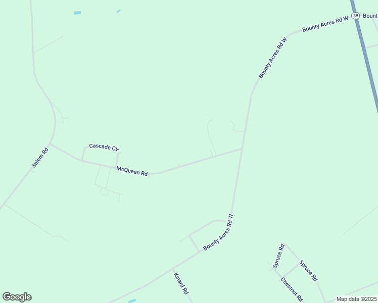map of restaurants, bars, coffee shops, grocery stores, and more near 363 McQueen Road in Bennettsville