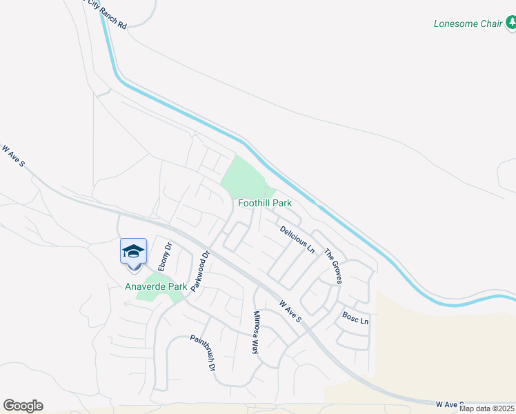 map of restaurants, bars, coffee shops, grocery stores, and more near 37818 Mangrove Drive in Palmdale