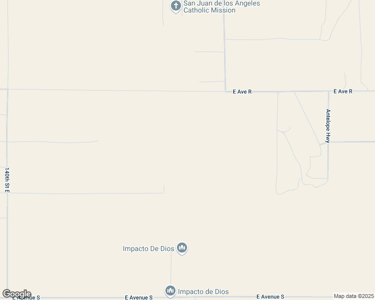 map of restaurants, bars, coffee shops, grocery stores, and more near 147th Street East in Los Angeles County