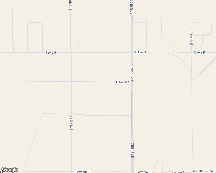 map of restaurants, bars, coffee shops, grocery stores, and more near 168th Street East in Palmdale