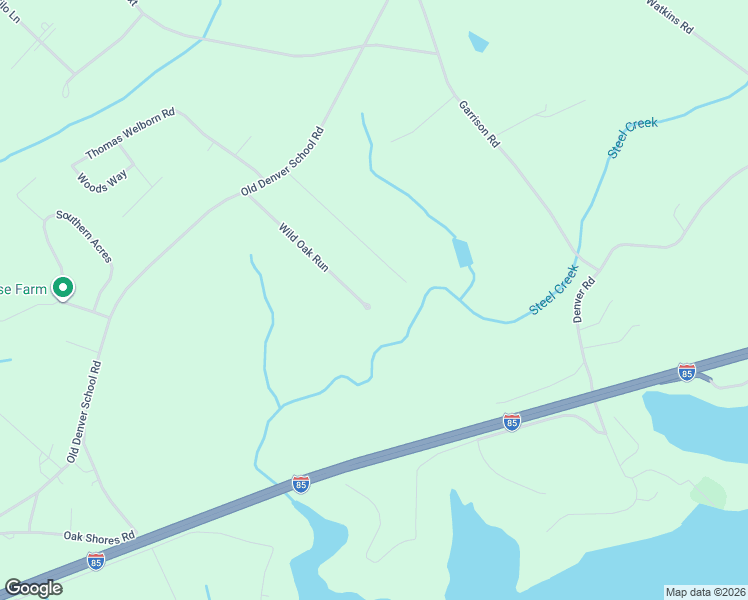 map of restaurants, bars, coffee shops, grocery stores, and more near 127 Wild Oak Run in Anderson