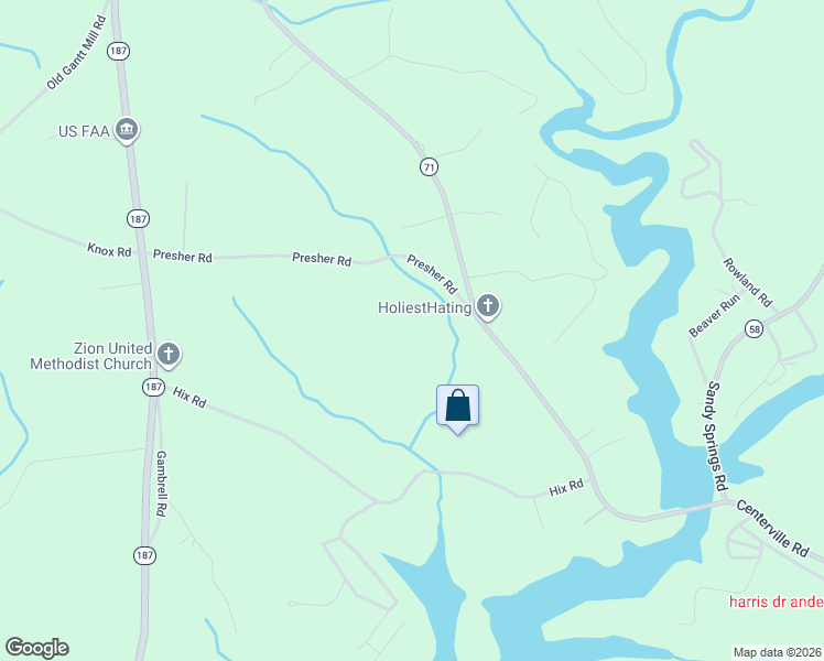 map of restaurants, bars, coffee shops, grocery stores, and more near 3345 Centerville Road in Anderson